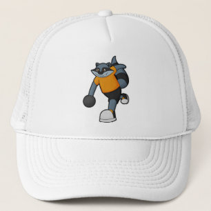 Casquette Racoon à Bowling avec Bowling