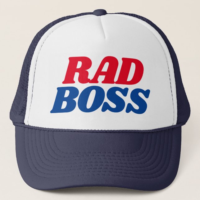 Casquette Rad Boss Quote Manager Simple Baseball (Devant)