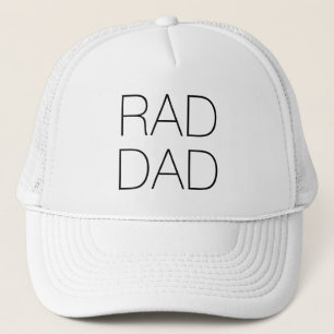 Casquette Rad Papa noir et blanc minimaliste moderne