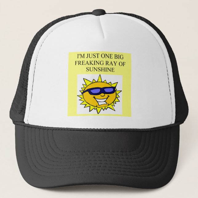 Casquette raie de soleil freaking (Devant)