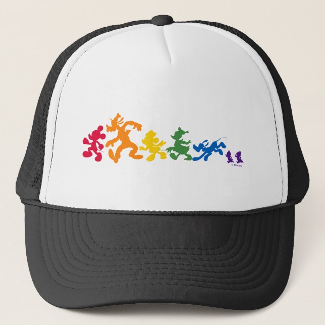 Casquette Rainbow Mickey et ses amis Silhouette (Devant)