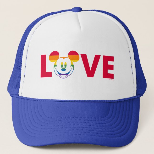 Casquette Rainbow Mickey LOVE (Devant)