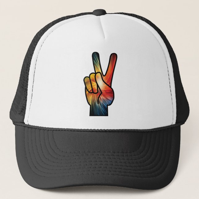 Casquette Rainbow Peace (Devant)