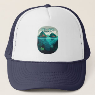 Casquette Raja Ampat Indonésie Sous-marin Scuba Retro