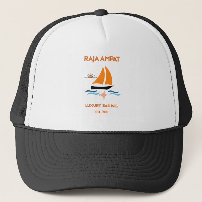 Casquette Raja Ampat Luxe Sailing Exotique  (Devant)