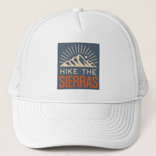 Casquette Randonnée dans le Sunburst des Sierras californien