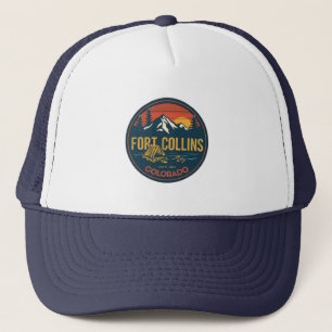 Casquette randonnée montagneuse vintage fort colllins colora