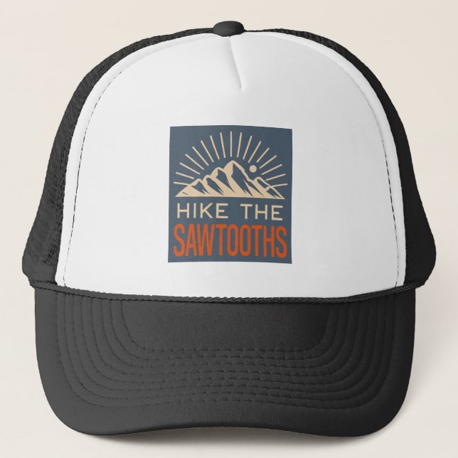 Casquette Randonner Les Sawtooths Idaho Sunburst (Devant)