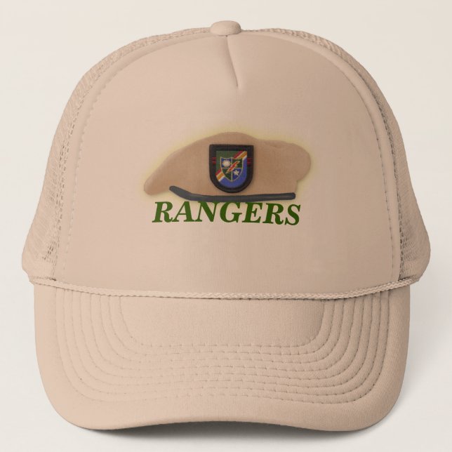 Casquette rangers aéroportés armée mère fort bragg vétérans  (Devant)