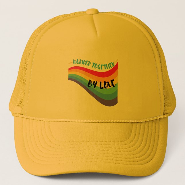 Casquette Rassemblés par amour comme cadeau pour amis (Devant)