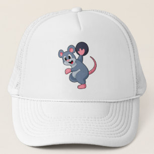 Casquette Rat à Bowling avec Bowling boule