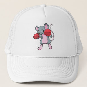 Casquette Rat à la boxe avec gants de boxe