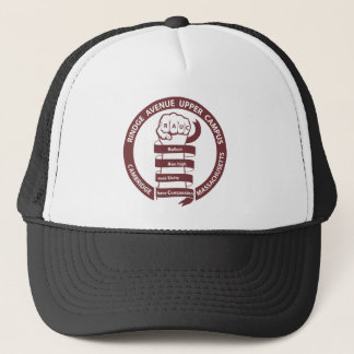 Casquette RAUC Trucker Style Hat Maroon Logo
