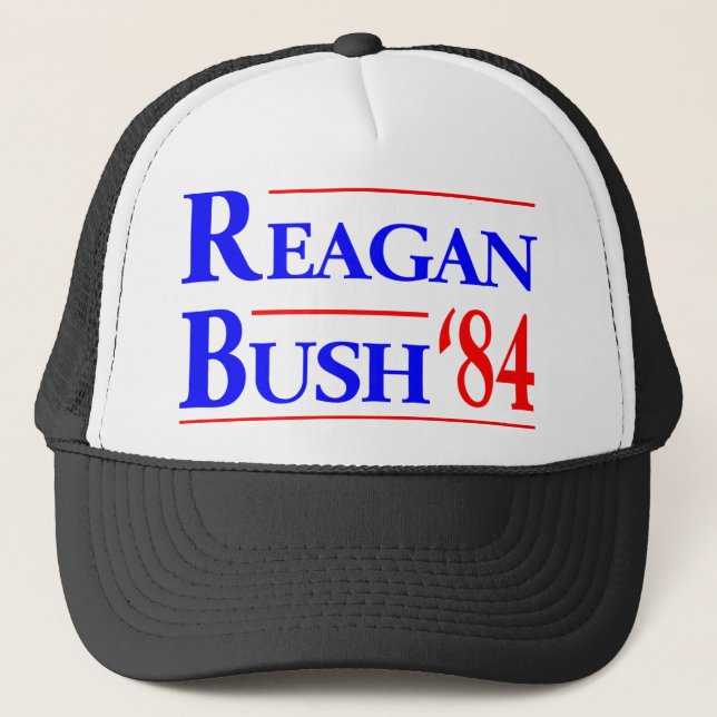 Casquette Reagan Bush '84 (Devant)