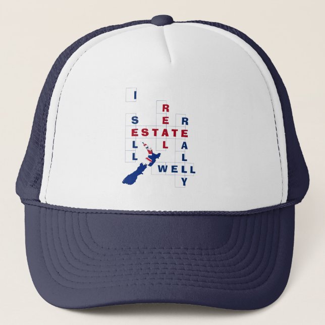 Casquette Realtor NEW ZEALAND Logo Immobilier (Devant)