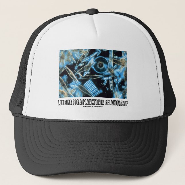 Casquette Recherchant un rapport planctonique (diatomées) (Devant)
