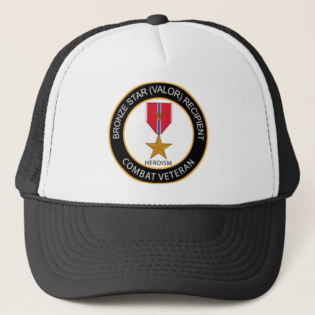 Casquette Récipiendaire de bronze Vétérinaire de combat (Devant)