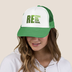 Casquette Recycler réduire la réutilisation renouveler repen