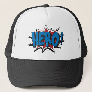 Casquette Red & Blue Vintage Hero Graphic Super Heroes Cli
