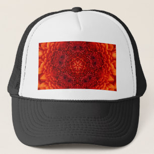 Casquette RED DAHLIA FLEURS Abstraites florales