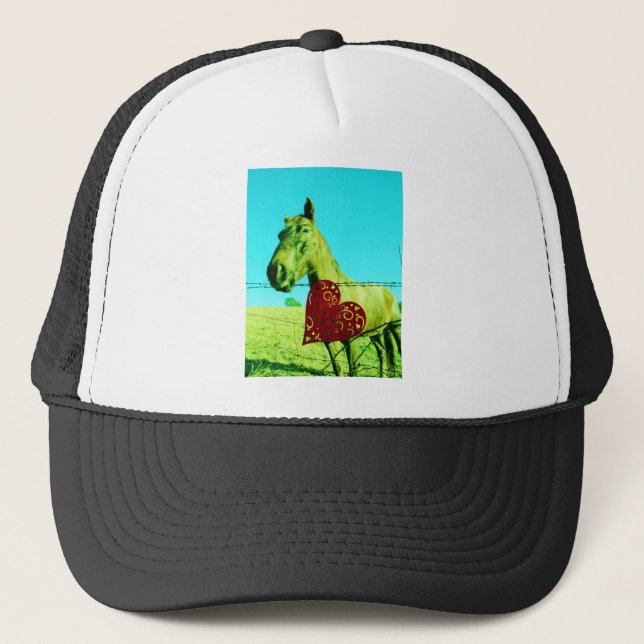 Casquette Red Heart and Horse (Devant)
