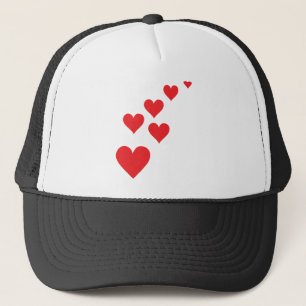 Casquette Red Heart Love Rain - Saint-Valentin �'s Day