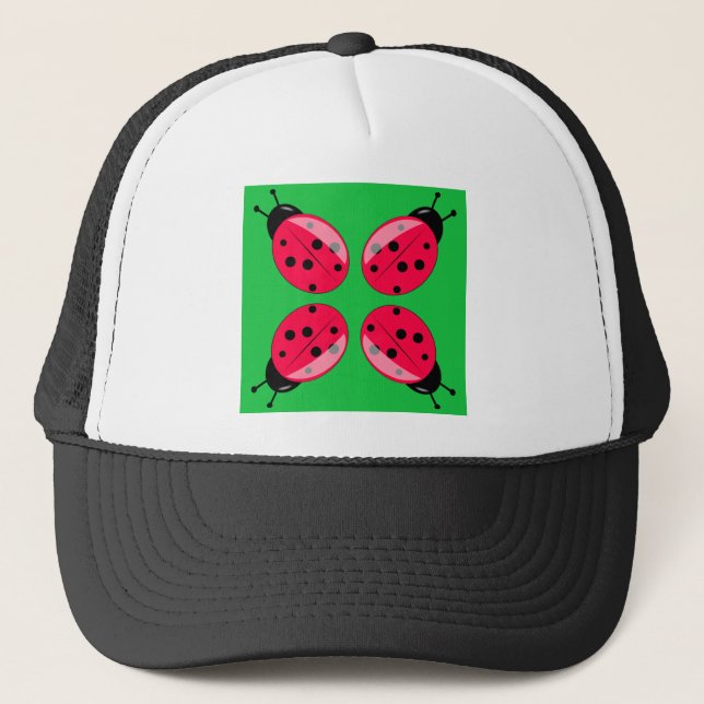 Casquette Red Ladybugs (Devant)