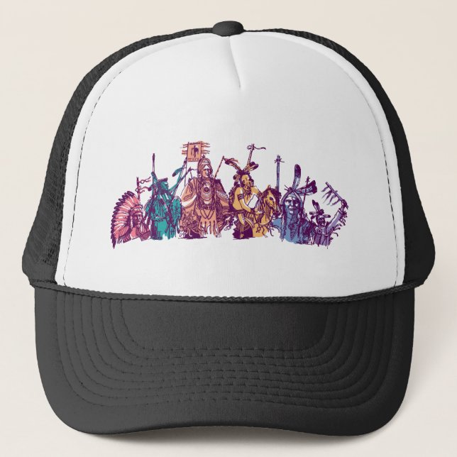Casquette Red Native American (Devant)