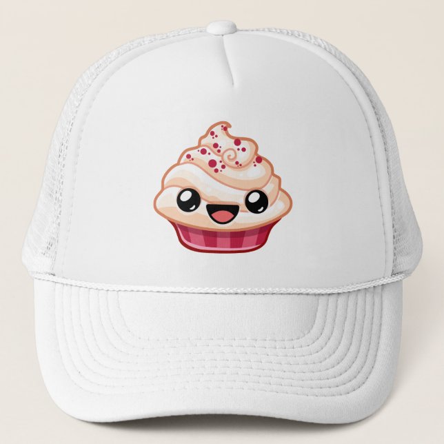 Casquette Red/White Cupcake - Happy Jump (Devant)