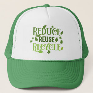 Casquette Réduire la réutilisation du recyclage
