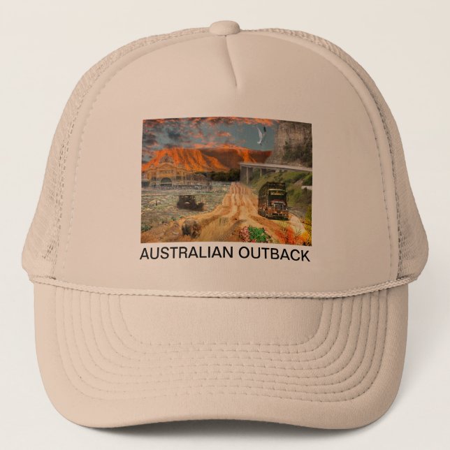 Casquette RÉFLEXIONS de voie    d'once Oodnadatta aux rois (Devant)