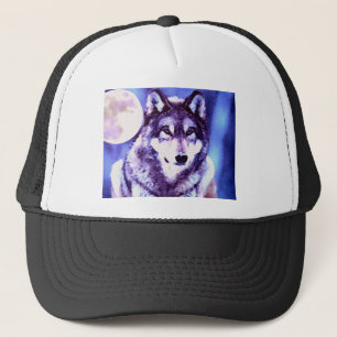 Casquette Regard de loup - loup seul