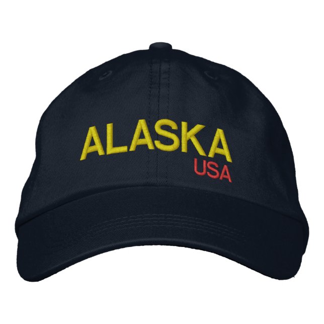 Casquette réglable Alaska USA (Devant)