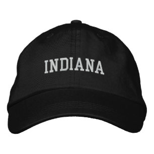 Casquette réglable brodé Indiana noir