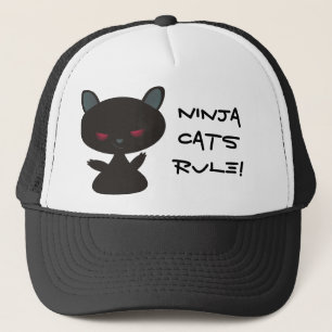 Casquette Règle de chats de Ninja !
