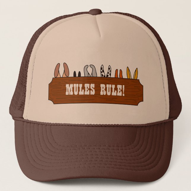 Casquette Règle de mules ! (Devant)