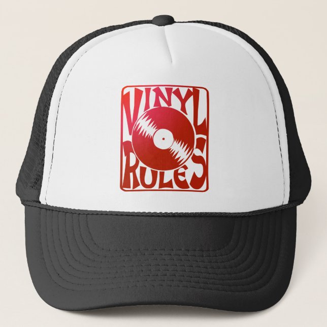 Casquette Règles rouges de vinyle, ok ? (Devant)