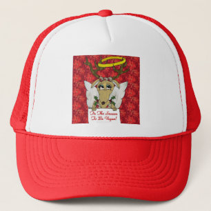 Casquette Reindeer Angel C'est la saison d'être Vegan