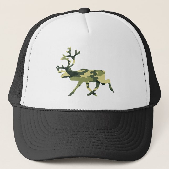 Casquette Reindeer / Caribou Woodland Camouflage / Camo (Devant)