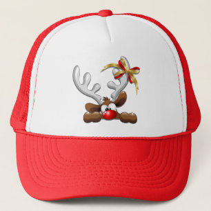 Casquette Reindeer Puzzled drôle Caractère de Noël