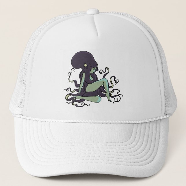 Casquette Reine de poulpe (Devant)