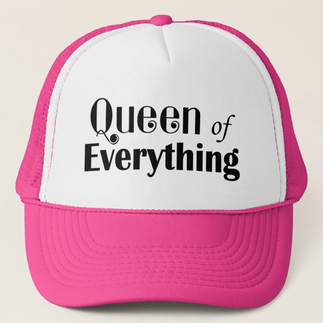 Casquette Reine de tout Girly (Devant)