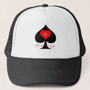 Casquette Reine noire des pique-niques Coeur rouge Thunder_C