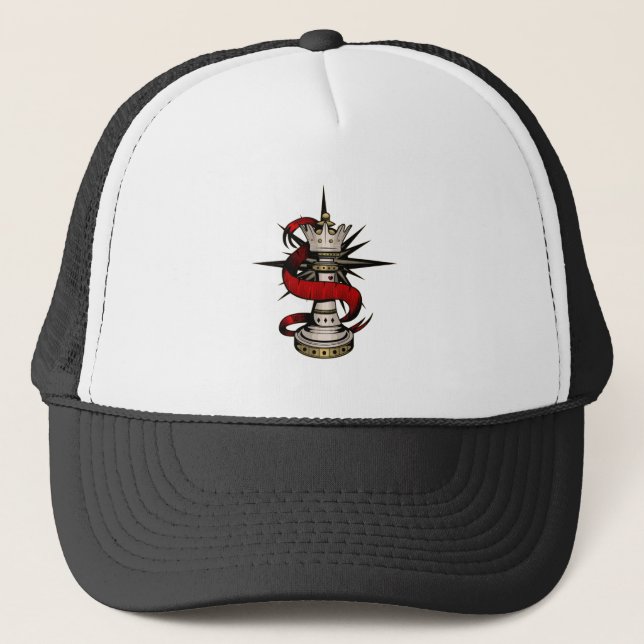 Casquette Reine royale (Devant)