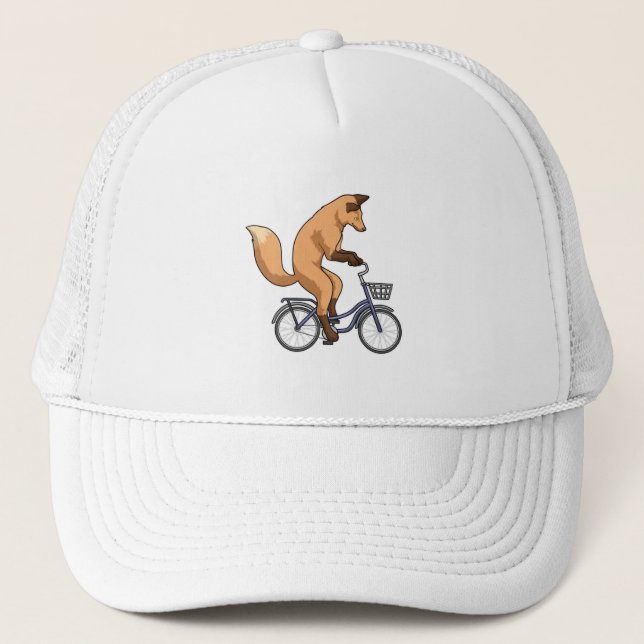 Casquette Renard avec vélo (Devant)