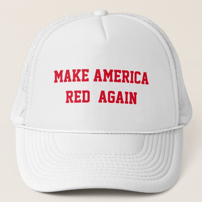 CASQUETTE RENDRE L'AMÉRIQUE ROUGE (Devant)