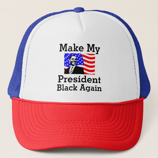 Casquette Rendre mon président noir à nouveau chapeau de cam (Devant)