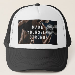Casquette Rends-Toi FORT. Motivation de l'entraînement des f