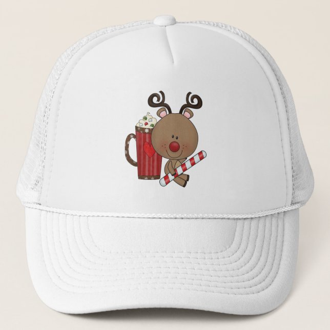 Casquette Renne de Rudy avec du cacao (Devant)