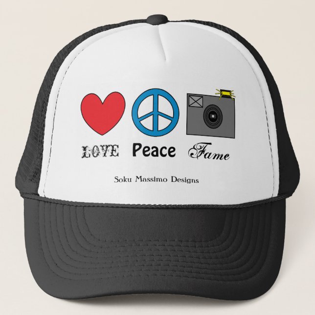 CASQUETTE RENOMMÉE DE PAIX D'AMOUR (Devant)